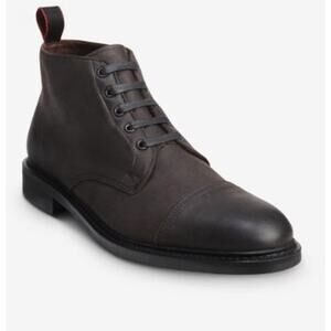 ALLEN EDMONDS Patton Weatherproof Cap-toe Boot Brown Leather Dainite size 11.5